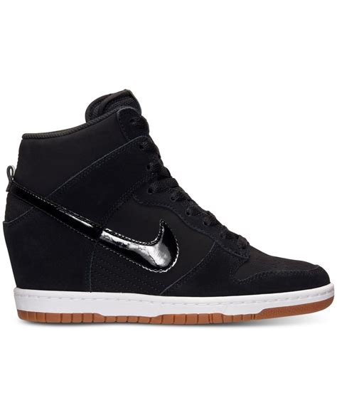 nike dunk sky hi in schwarz|nike dunk sky hi sneakers.